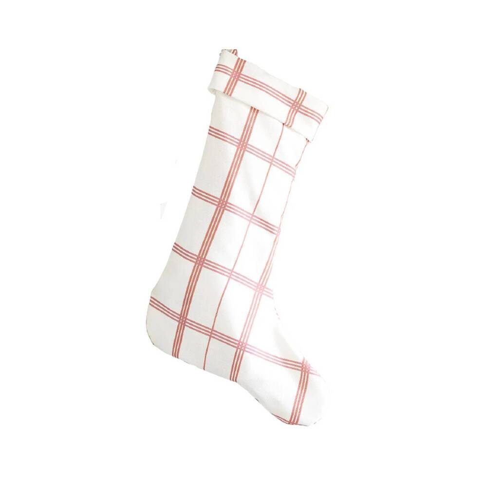 NEW PICTURA linden plaid stocking in rose